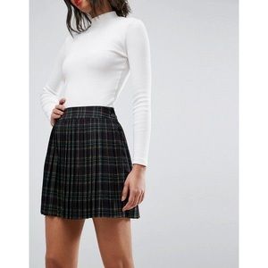 Plaid Schoolgirl Pleated Skirt